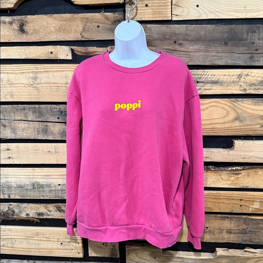 Poppi Forever Icon Pink Sweatshirt‎ Women’s Size XL